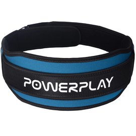 Пояс для важкої атлетики PowerPlay 5545 синьо-чорний (неопрен) XL (PP_5545_XL_Blue), Розмір: XL