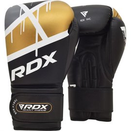 Рукавички боксерські RDX Rex Leather Black 16 ун. (3074_40291), Вага: 16 унцій