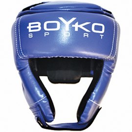 Боксерский шлем BoYko №2 композиционная кожа синий L (bs6246012103), Размер: L