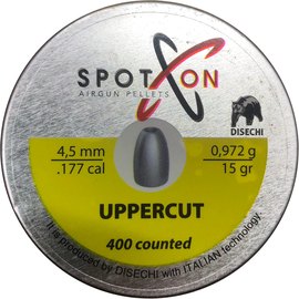 Свинцовые пули Spoton Upper Cut 400шт, 4,5 мм, 0.972г