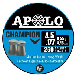 Свинцовые пули APOLO " Champion" cal.4.5 (250 шт) 0,55 г