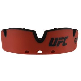 Капа для боксу OPRO Silver UFC Hologram Red/Black (art.002259001)