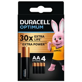 Батарейка Duracell AA KPD 04*10 Optimum 1x4 шт (6835424)