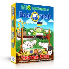 Биопрепарат Водограй Чистый Хлев для переработки навоза и помёта 200 г, Вес, г : 200 г