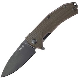 Карманный нож Lionsteel KUR Brown (KUR BBR), Колір: Коричневий, Покриття клинка: BSW (Black Stonewash)