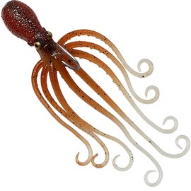 Силікон Savage Gear 3D Octopus 150mm 70.0g Brown Glow (поштучно) 63884, Колір: Brown Glow