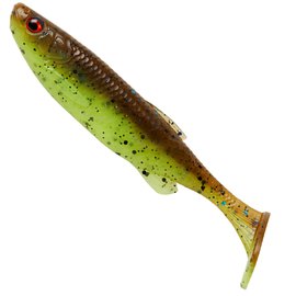 Силікон Savage Gear Fat Minnow T-Tail 75mm 5.0g Chartreuse Pumpkin (поштучно) 76962, Колір: Chartreuse Pumpkin