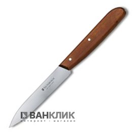 Нож кухонный Victorinox paring knife, деревянная ручка, в блистере 5.0609.S