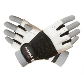 Рукавички для фітнесу MadMax MFG-248 Clasic White S (MFG-248-White_S), Розмір: S