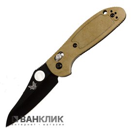 Нож Benchmade Griptilian Mini, черний, песочн. рукоять (555BKHGSN)