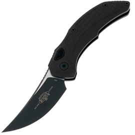 Карманный нож Microtech Brachial BB Tactical (268A-1T), Покрытие клинка: Black, Тип режущей кромки: Гладкое лезвие