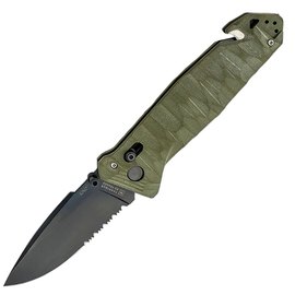 Ніж армійський (військовий)Tarrerias-Bonjean CAC S200 Army Knife Olive (11060044), Колір: Olive, Тип ріжучої кромки: Напівсерейтор