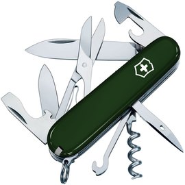 Багатофункціональний ніж Victorinox Climber зелений 1.3703.4, Колір: Green