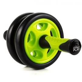 Колесо для преса PowerPlay 4327 Dual-Core Ab Wheel Чорно-зелене (PP_4327_Black/Green)