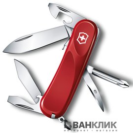 Нож Victorinox Delemont, Evolution S111, 85 мм, красный 2.4603.SE