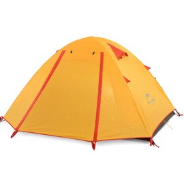 Палатка Naturehike P-Series NH18Z022-P, 210T/65D, двухместная, оранжевая (6975641887843), Цвет: Orange