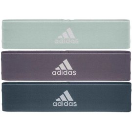 Набор эспандеров Adidas Resistance Band Set L, M, H зеленый/фиолетовый/темно-синий 70х7.6х0.5 см (ADTB-10711)