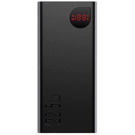 Повербанк Baseus Adaman Digital Display Fast Charge 40000 mAh 22.5W Black (розкритий)