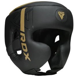 Боксерский шлем RDX F6 KARA Matte Golden L (HGR-F6MGL-L), Размер: L, Цвет: Matte Golden