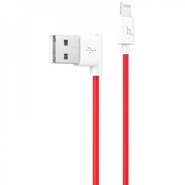 Кабель Hoco Lightning L Shape 1.2m, 2.1A UPL11 Red (000000256), Колір: Red