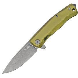 Карманный нож Lionsteel Myto Black Blade Aluminium Green (MT01A GB)