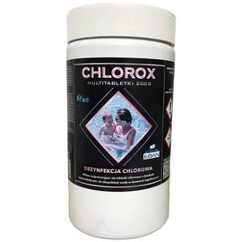 Таблетки для бассейна CHLOROX BLUE TABS многофункциональные 50 шт/уп 1 кг (1 таблетка 20 г), Количество таблеток в упаковке: 50 шт., Вес таблетки: 20 г, Вес упаковки: 1000 г