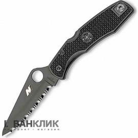 Нож Spyderco Pacific Salt black blade spyderedge (C91SBBK)