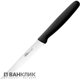 Нож кухонный Due Cigni Steak Serrated черный (714/11D)