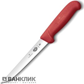 Нож кухонный обвалочный Victorinox Fibrox 15 см, красный 5.6001.15