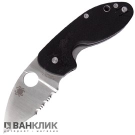 Нож Spyderco Insistent, полусеррейтор (C246GPS)