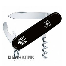 Нож Victorinox Waiter Ukraine белый тризуб 0.3303.3R1