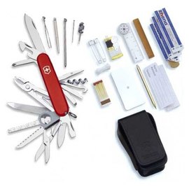 Набор выживания Victorinox Survival-Kit в кожанном чехле красный 1.8810