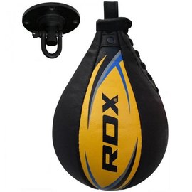 Пневмогруша боксерская RDX 2Y Boxing Speed Ball Leather Multi Yellow/Blue (353_30310)