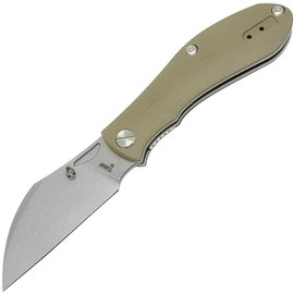 Кишеньковий ніж Brutalica TSARAP D2 steel (tan handle), Колір: Зелений