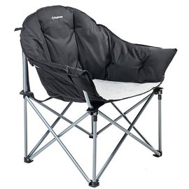 Шезлонг KingCamp Heavy duty steel folding chair Black/grey KC3976