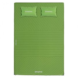 Самонадувающийся коврик KingCamp Comfort Double Ⅱ Green KM3594