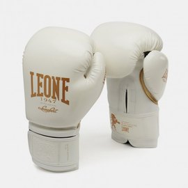 Боксерские перчатки Leone Mono White 10 ун. (2983_500151), Вес: 10 унций