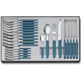 Набор кухонный Victorinox Swiss Modern Table Set 24шт синий 6.9096.11W2.24, Цвет: Синий