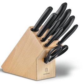 Набор кухонный Victorinox SwissClassic Cutlery Block 9шт черный 6.7193.9