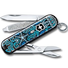 Нож Victorinox Classic Le Ocean Life 0.6223.L2108, Цвет : Ocean Life, Марка стали: Нержавеющая сталь, Материал рукояти: Пластик