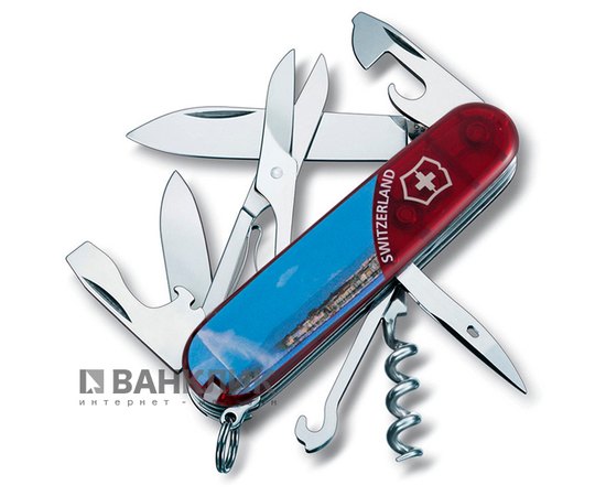 Нож Victorinox Swiss Army Geneve Red Trans 1.3703.TE4