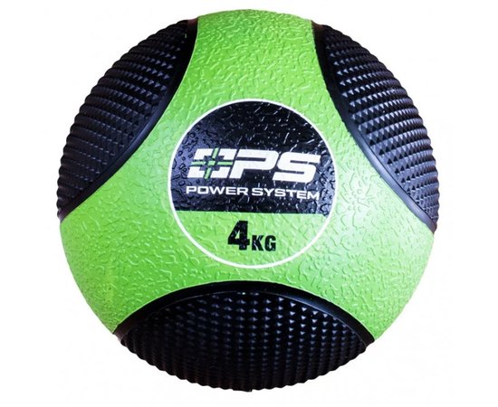 Медицинбол Medicine Ball Power System PS-4134 4кг (4134GN-0), Вес: 3 кг