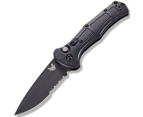 Карманный нож Benchmade Claymore Auto 9070SBK, Цвет : Чёрный, Марка стали: CPM-D2, Материал рукояти: Grivory