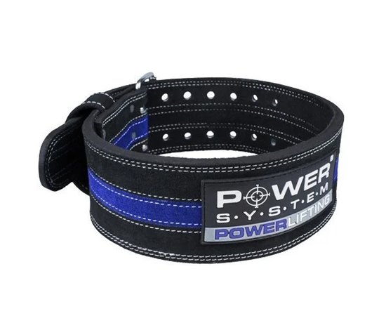 Пояс для пауэрлифтинга Power System PS-3800 Black/Blue XL (PS-3800_XL_Black_Blue), Размер: XL, Цвет: Black/Blue