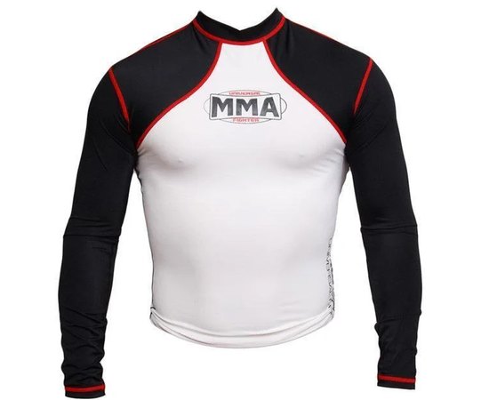 Рашгард для MMA Power System 008 Combat M White/Black (MMA-008_M_White-Black)