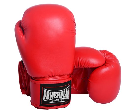 Боксерські рукавички PowerPlay 3004 Червоні 16 ун (PP_3004_16oz_Red), Вага: 16 унцій