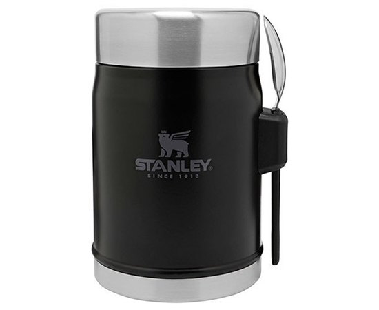 Термос пищевой Stanley Legendary Classic Matte Black 0,4 л (6939236373210), Цвет: Чёрный