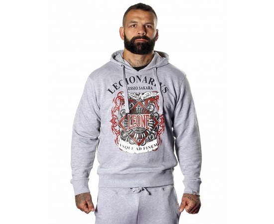 Толстовка Leone Legionarivs Fleece Grey L (1628_500063), Размер: L