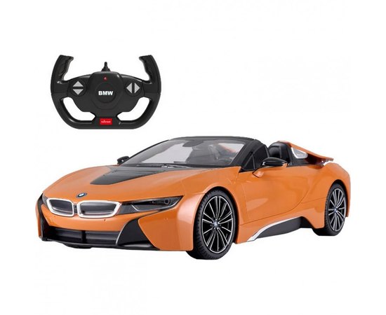 Машинка Rastar BMW i8 Roadster 1:14 ц:оранжевый (95560 orange)