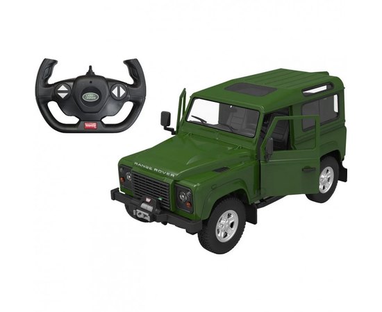 Машинка Rastar Land Rover Defender 1:14 ц:зеленый (78460 green)